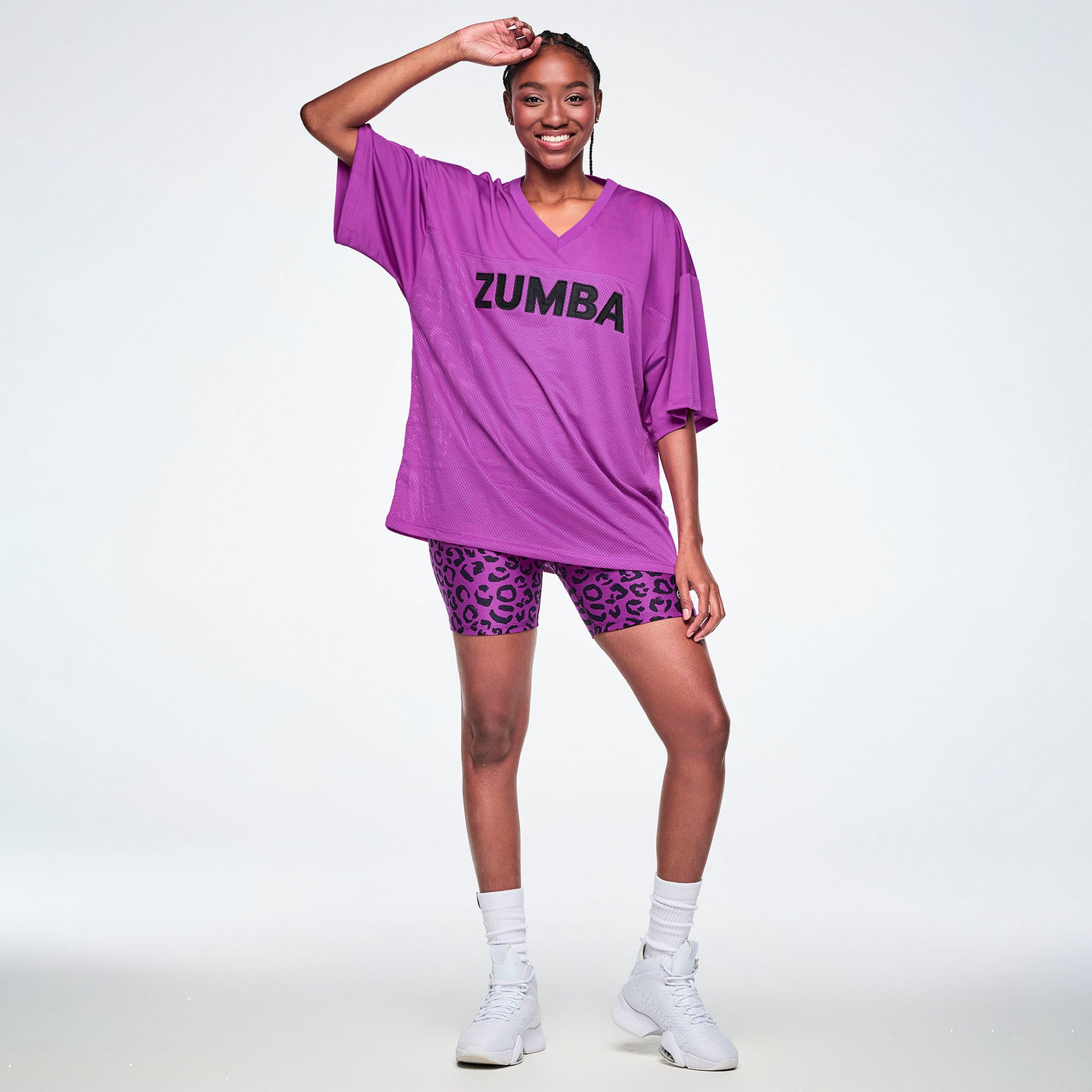 Ultrabright Oversized Mesh Sports Jersey