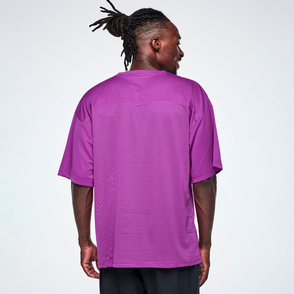 Ultrabright Oversized Mesh Sports Jersey