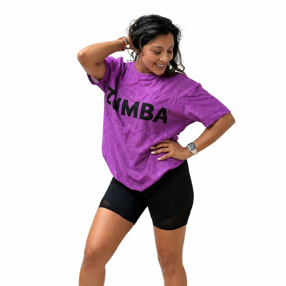 Ultrabright Mesh Boxy Top