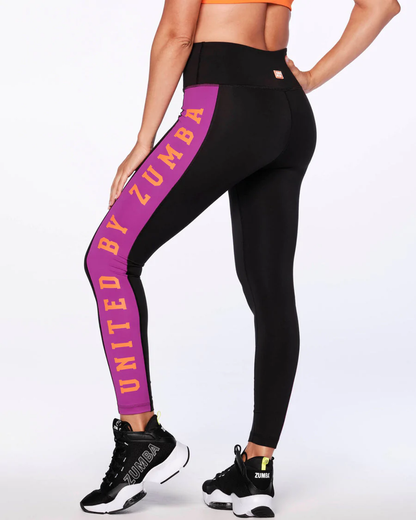 Zumba Stand Together High Waisted Ankle Leggings  BZC21