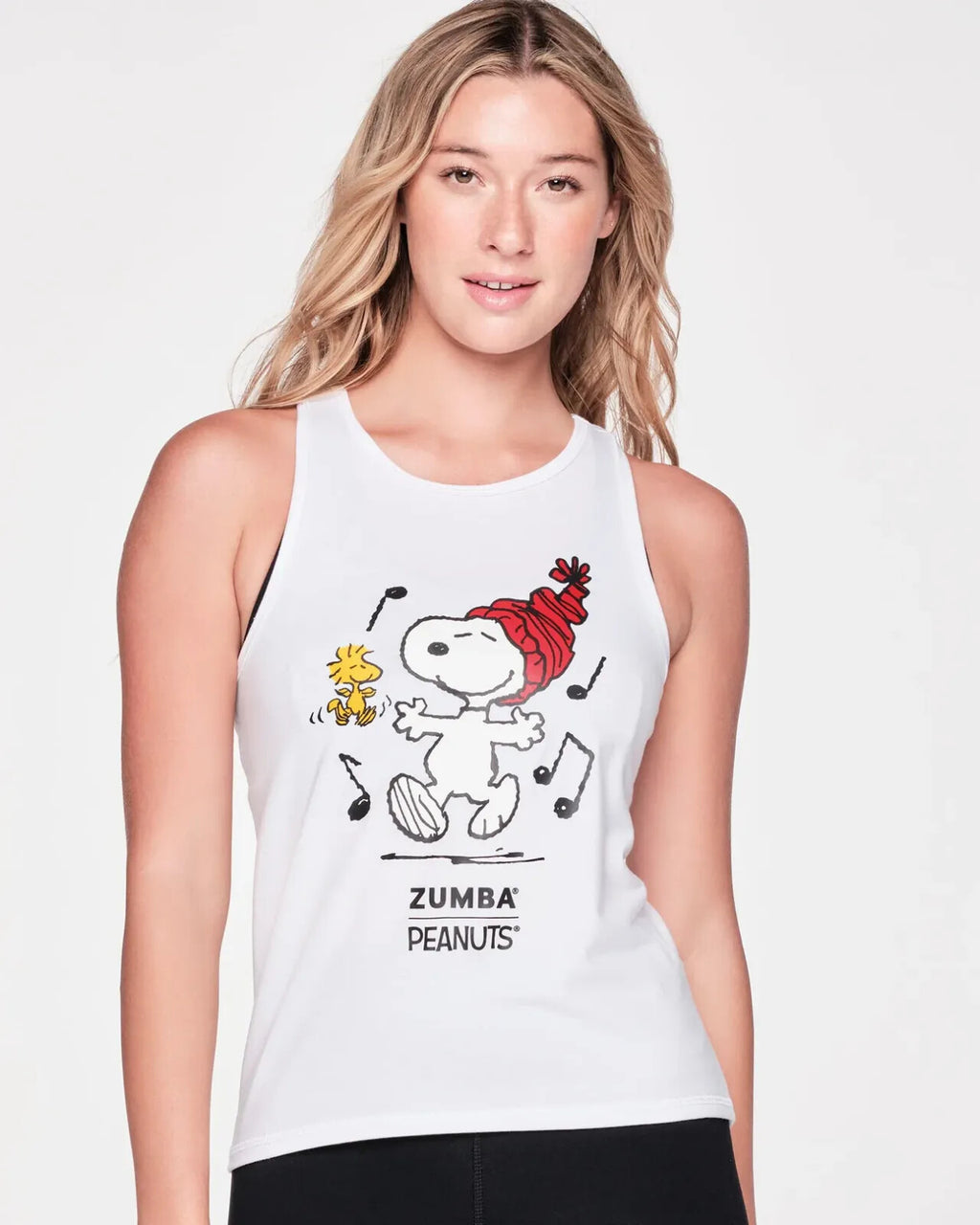 Zumba X Peanuts Fitted High Neck Tank Z23