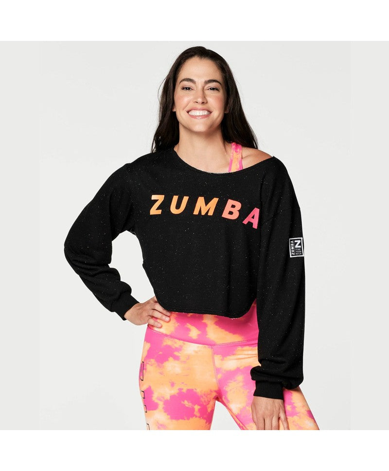 Zumba Move Crop Sweatshirt Z13