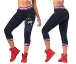 Zumba Dancin' Capri Leggings ZG