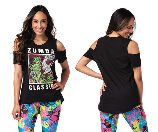 Zumba Classic Cold Shoulder Top (Z1)